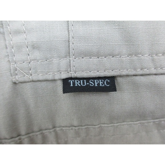 Tru Spec Pants Mens 44 Brown Cargo Utility Workwear Ripstop Double Knee 44X30 - Picture 4 of 16